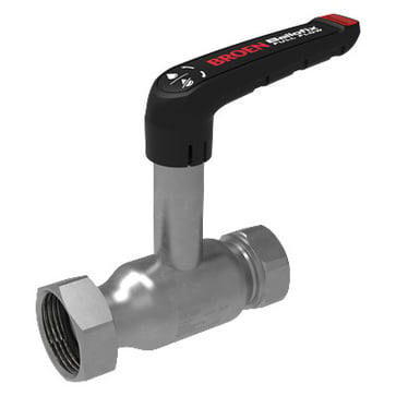 BROEN Ballofix® Full Flow kugleventil forzinket muffe/omløber 1" x 1¼" høj 1025002201-1100