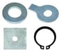 Washers, locking rings and tab washers