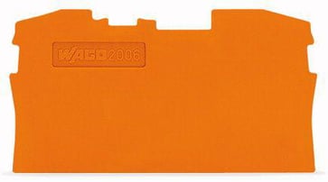 2L-Ende-/mellemplade orange B=1 mm, H=32,9 mm D=57,5 mm 2006-1292
