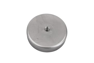 Ferrit pot magnet Ø50 mm with threaded M6 through hole 30176050