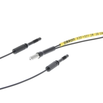 Fiberoptisk sensor, diffus, M3, høj flex, 2 m kabel E32-D21R 2M 416699