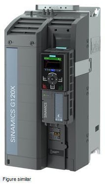 SINAMICS G120X Rated power: 18.5 kW At 110% 60s, 100% 240 s Radio interference suppression filter for category C2 380-480 V 3 AC, 6SL3220-2YE30-0AF0 6SL3220-2YE30-0AF0