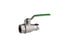 Heavyduty fullway ball valve with press fittings ends, press x female, 42mm x1 1/2 P100/0-B42 miniature