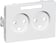 Spare cover - for outlet - white 102F6212 miniature