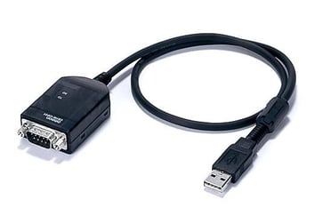 Kabel, PC USB til RS-232C-konverter kabel, til Windows 98/ME/2000/XP, drivere medfølger på cd-rom, er en Omron programmeringskabel også påkrævet CS1W-CIF31 103601