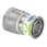 Uponor S-Press PLUS preskobling muffe/muffe 32 mm x 1" 1070521 miniature