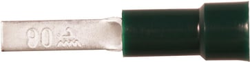 Isol. flad stiftkabelsko A0825SFK, 0,25-0,75mm², kort, Grøn 7278-082600