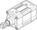 Festo Normcylinder DSBC-80-500-PPSA-N3 1383377 miniature