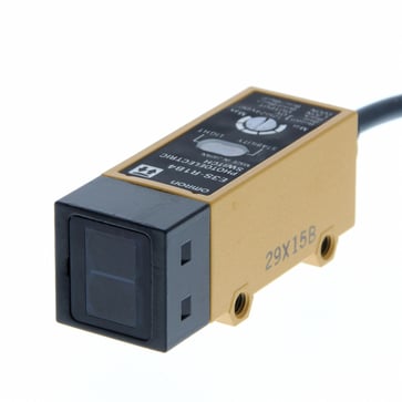 Fotoaftaster, retroreflekterende, 1 m, DC, 3-leder, PNP, vandret, 2 m kabel E3S-R1B4 130210