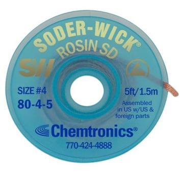 Chemtronics Udloddeflet 2.8mm x 1.5m blå 182-93-136