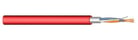 Flame resistant fire signalling cable shielded
