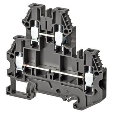 Multi-tier terminal block with screw connection formounting on TS 35; nominal cross section 4mm²; width 6mm; color gray XW5T-S4.0-1.1-2 669311
