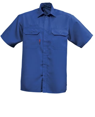 Shirt With Short Sleeves Blue 2XL 100733-530-2XL
