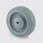 Løs hjul, grå elastisk gummi, Ø200x46 mm, Ø12,5xNL60 DIN-kugleleje og tætning, Byggehøjde: 200 mm. Driftstemperatur:  -20°/+80° 25124 miniature