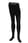 Mens long underpants - black/white  - XL LP0201XL miniature