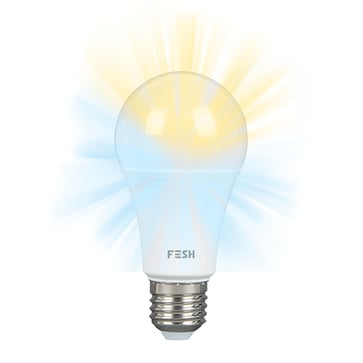 FESH Smart Home LED pære - Kold/varm E27 9W Ø 60 207001