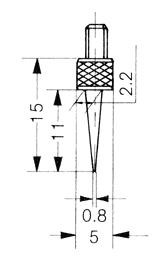 Needle Point (mm)/Steel 101121