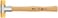 100 Soft-faced hammer with Cellidor head sections, # 1 x 22 mm WE-05000005001 miniature