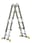 Telescopic 3-hinged combination ladder WKSL FPT350-3,6 832695 miniature