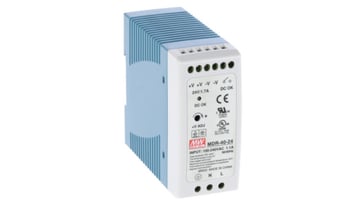 DIN-skinnestrømforsyning 24V, 1,7A, 40W, MDR 169-76-144