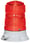 Xenon flashing beacon 12/24V AC/DC Red 63867 miniature