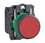 Harmony trykknap komplet med fjeder-retur og plan trykflade i rød farve 1xNO XB5AA41 miniature