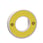 Skilt gul med 2 IEC symboler for nødstop med indbygget LED med 2 farver (rød/hvid) for Ø22 mm nødstophoveder 24V ZBY9W3B140 miniature