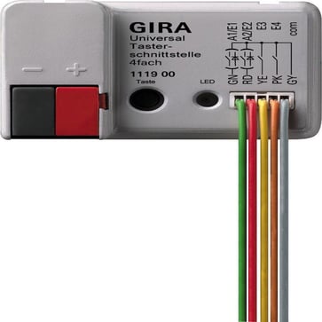 Gira KNX universal button interface 4-gang 111900