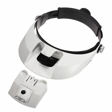 Head magnifier w/LED light and 5 exchangeable lenses 15405335
