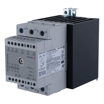 Solid State Relæ M-version med overvågning Udg 3x600volt/3x40Amp Indg24-275VAC/24-190VDC RGC2A60D40GGEAM