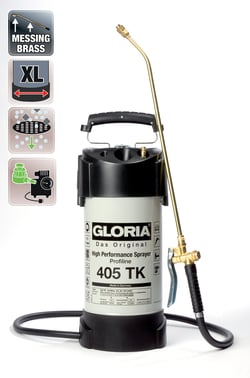 Gloria Tryksprøjte Metal 405TK 5L oliebestandig 9084072400
