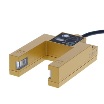 Fotoaftaster, slot, 30 mm, DC, 3-leder, NPN, 2 m kabel E3S-GS3E4 130246