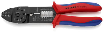 Knipex crimping pliers burnished 230mm  0,5 - 6,0 mm² - AWG 20-10 97 21 215 C