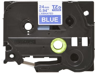 Tape Brother white/blue TZe 555 24mm TZE555