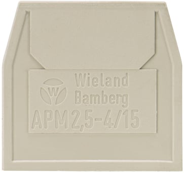 End plate APM 2,5-4/15 07.311.0853.0