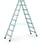 Stepladder double-sided 2x8 steps 2,17 m 41268 miniature
