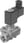 Festo Solenoid valve VZWF-B-L-M22C-N12-135-E-3AP4-10-R1 1492376 miniature