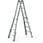 Telescopic multi-function ladder 4x4 steps 4,20 m 41383 miniature