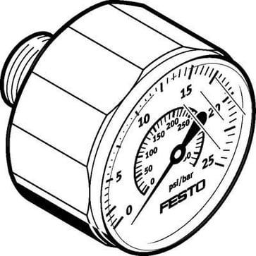 Festo Manometer MA-27-25-R1/8 541734