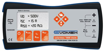 Solarmex 1000 MEM, with memory 5706445111343