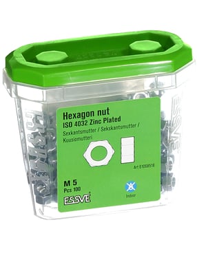 HE X agon nut zinc plated M5 C8.8 61068518