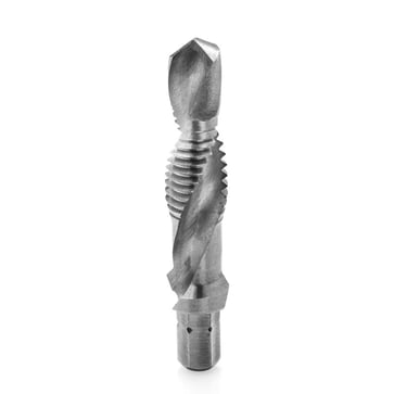 Thürmer Tools combination tap dril/thread with bit shank M8 HSS Standard 018408.0