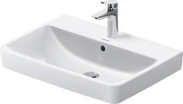 Duravit No.1 wash basin 1 tap hole w/over flow 650 mm 23756500002