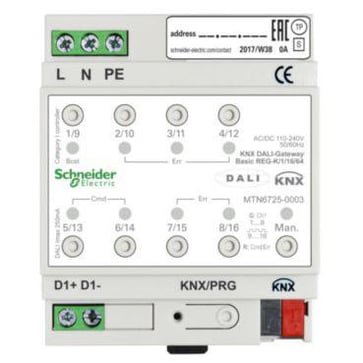 KNX DALI-Gateway Basic REG-K/1/16/64 MTN6725-0003