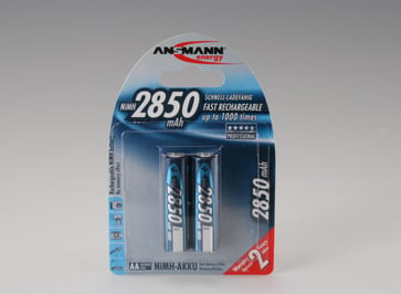 AA Rechargeable battery 2850 mAh K2 pack 5035202