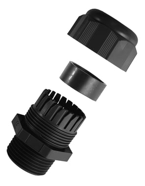 ATEX Cable Gland M16 Black (EX e) Polyamide Ø5-10 F8021600E