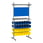 WFI T-stativ 4 komplet inkl. 48 plastbakker (24 blå/24 gule) 5-823-0 miniature
