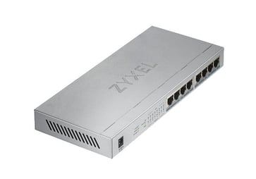 Zyxel Switch GS1008HP 8 Port Gigabit PoE+ unmanaged desktop Switch, 60 Watt GS1008HP-EU0101F