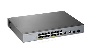 ZYXEL GS1350-18HP, 18 Port managed CCTV PoE switch, long range, 250W - Understøtter Nebula Flex Pro 1 år GS1350-18HP-EU0101F