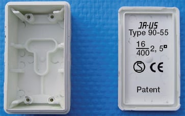 JA-US universaldåse IP55 type 90-55 hvid 90 21 000 404